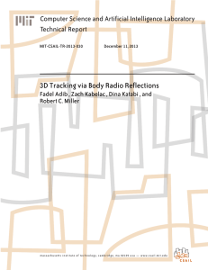 3D Tracking via Body Radio Reflections Technical Report