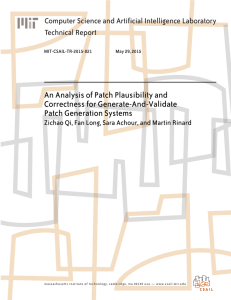 An Analysis of Patch Plausibility and Correctness for Generate-And-Validate Patch Generation Systems