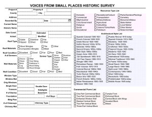 VOICES FROM SMALL PLACES HISTORIC SURVEY