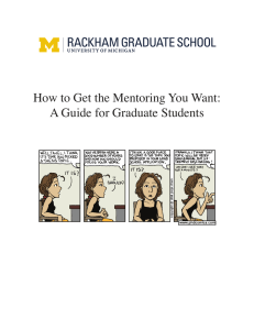 How to Get the Mentoring You Want: