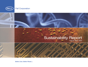 Sustainability Report Fiscal Year 2014