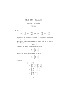 Math 222 - - Exam II
