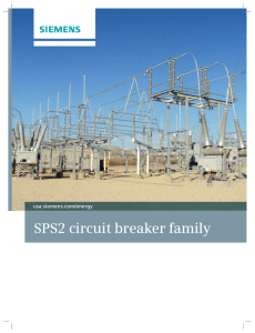 SPS2 circuit breaker family usa.siemens.com/energy