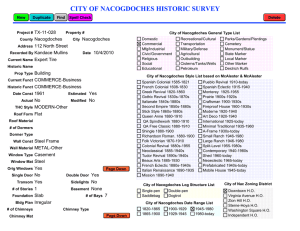 CITY OF NACOGDOCHES HISTORIC SURVEY TX-11-028 Nacogdoches 112 North Street