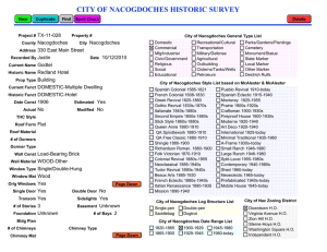 CITY OF NACOGDOCHES HISTORIC SURVEY TX-11-028 Nacogdoches 330 East Main Street