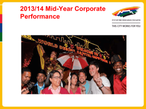 2013/14 Mid-Year Corporate Performance
