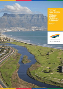 CITY OF CAPE TOWN ANNUAL REPORT