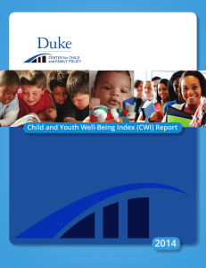 2014 Child and Youth Well-Being Index (CWI) Report