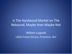 Is The Hardwood Market on The Rebound, Maybe then Maybe Not