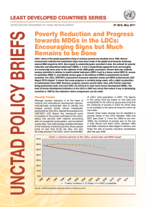 Poverty Reduction and Progress towards MDGs in the LDCs: