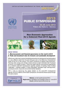2013 PUBLIC SYMPOSIUM 24–25 June 2013 New Economic Approaches