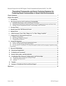 Theoretical Frameworks and Socio-Technical Systems for