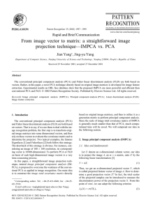 From image vector to matrix: a straightforward image Rapid and BriefCommunication