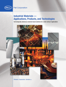 Industrial Materials — Applications, Products, and Technologies