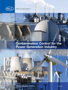 Contamination Control for the Power Generation Industry PGCAPABENa