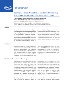 Technical Paper Presented at Southwest Chemistry