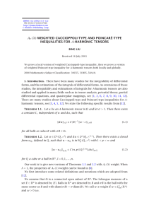 A (λ) -WEIGHTED CACCIOPPOLI-TYPE AND POINCARÉ-TYPE INEQUALITIES FOR