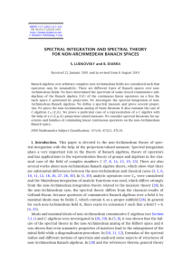 SPECTRAL INTEGRATION AND SPECTRAL THEORY FOR NON-ARCHIMEDEAN BANACH SPACES