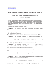 EXTREME POINTS AND ROTUNDITY OF ORLICZ-SOBOLEV SPACES