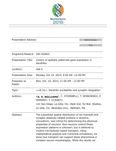 Presentation Abstract Program#/Poster#: 294.20/B23 Presentation Title: Control of spatially patterned gene expression in
