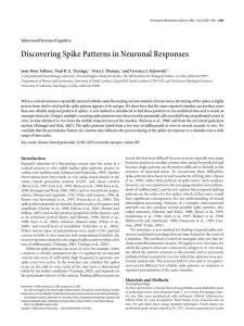 Discovering Spike Patterns in Neuronal Responses
