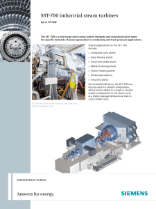 SST-700 industrial steam turbines