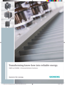 Transforming know-how into reliable energy. Answers for energy.