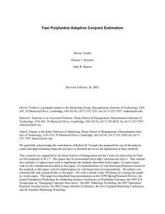 Fast Polyhedral Adaptive Conjoint Estimation