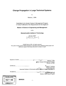 Change  Propagation  in Large  Technical  Systems &amp;