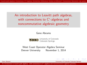 An introduction to Leavitt path algebras, with connections to C -algebras and