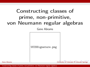 Constructing classes of prime, non-primitive, von Neumann regular algebras