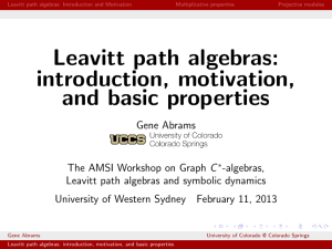 Leavitt path algebras: introduction, motivation, and basic properties