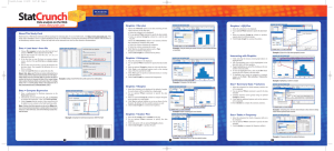 www.statcrunch.com Graphics &gt; Bar plot About This Study Card