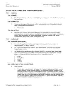UCCS University Center AV Integration Construction Documents February 8, 2012