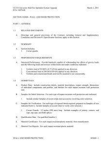 UCCS University Hall Fire Sprinkler System Upgrade March 1, 2011 RTA 10070.00