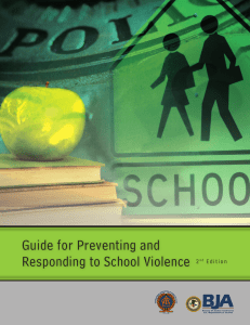 Guide for Preventing and Responding to School Violence 2