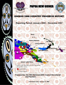 UNGASS 2008 Papua New Guinea  1