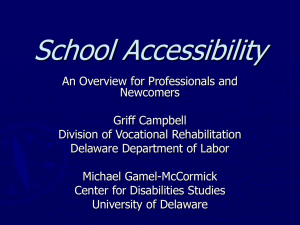 School Accessibility