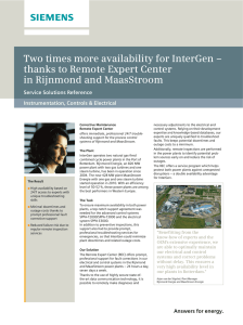 Two times more availability for InterGen – in Rijnmond and MaasStroom