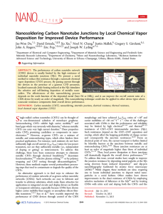 Nanosoldering Carbon Nanotube Junctions by Local Chemical Vapor