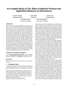 An In-depth Study of LTE: Effect of Network Protocol and