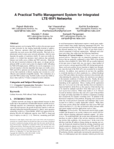 A Practical Traffic Management System for Integrated LTE-WiFi Networks