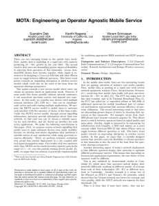 MOTA: Engineering an Operator Agnostic Mobile Service