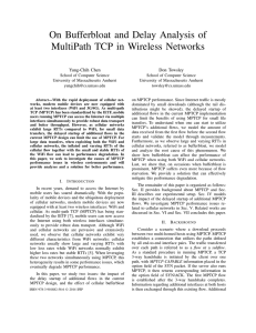 On Bufferbloat and Delay Analysis of MultiPath TCP in Wireless Networks