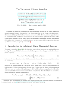 The Variational Kalman Smoother