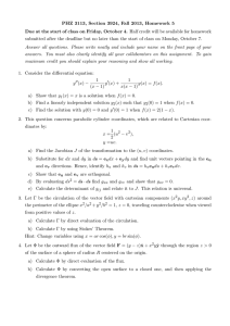 PHZ 3113, Section 3924, Fall 2013, Homework 5