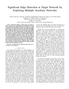 Significant Edge Detection in Target Network by Exploring Multiple Auxiliary Networks