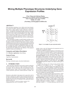 Mining Multiple Phenotype Structures Underlying Gene Expression Profiles