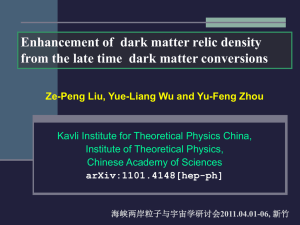 Enhancement of  dark matter relic density