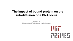 The impact of bound protein on the Andrew Luo